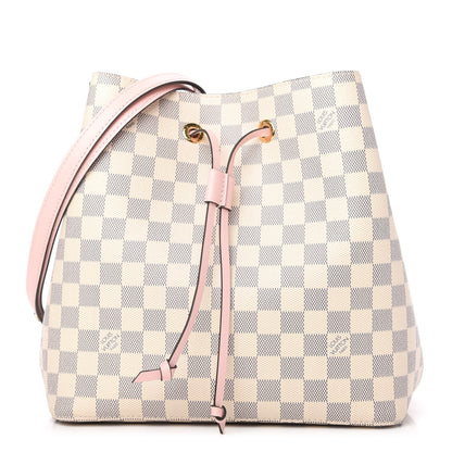Louis Vuitton Damier Azur Neonoe MM Eau De Rose 1 of 10