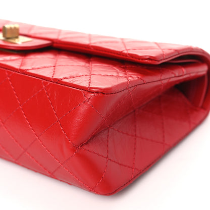 Chanel Aged Calfskin Quilted 2.55 Reissue 225 Flap Red 10 of 10