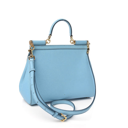 Dolce & Gabbana Dauphine Medium Miss Sicily Satchel Celeste 2 of 12
