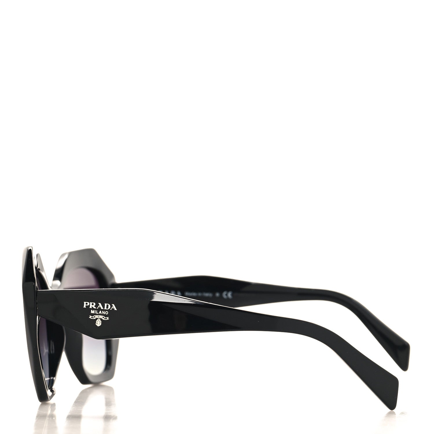 Prada Sunglasses SPR 16W Black 3 of 7