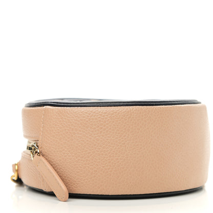 Chanel Caviar Quilted Round Filigree Crossbody Beige Black 9 of 10