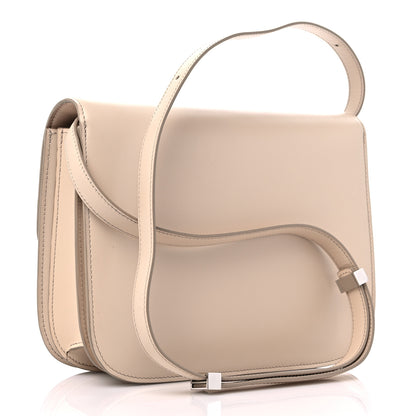 Celine Smooth Calfskin Medium Classic Box Flap Bag White 3 of 13