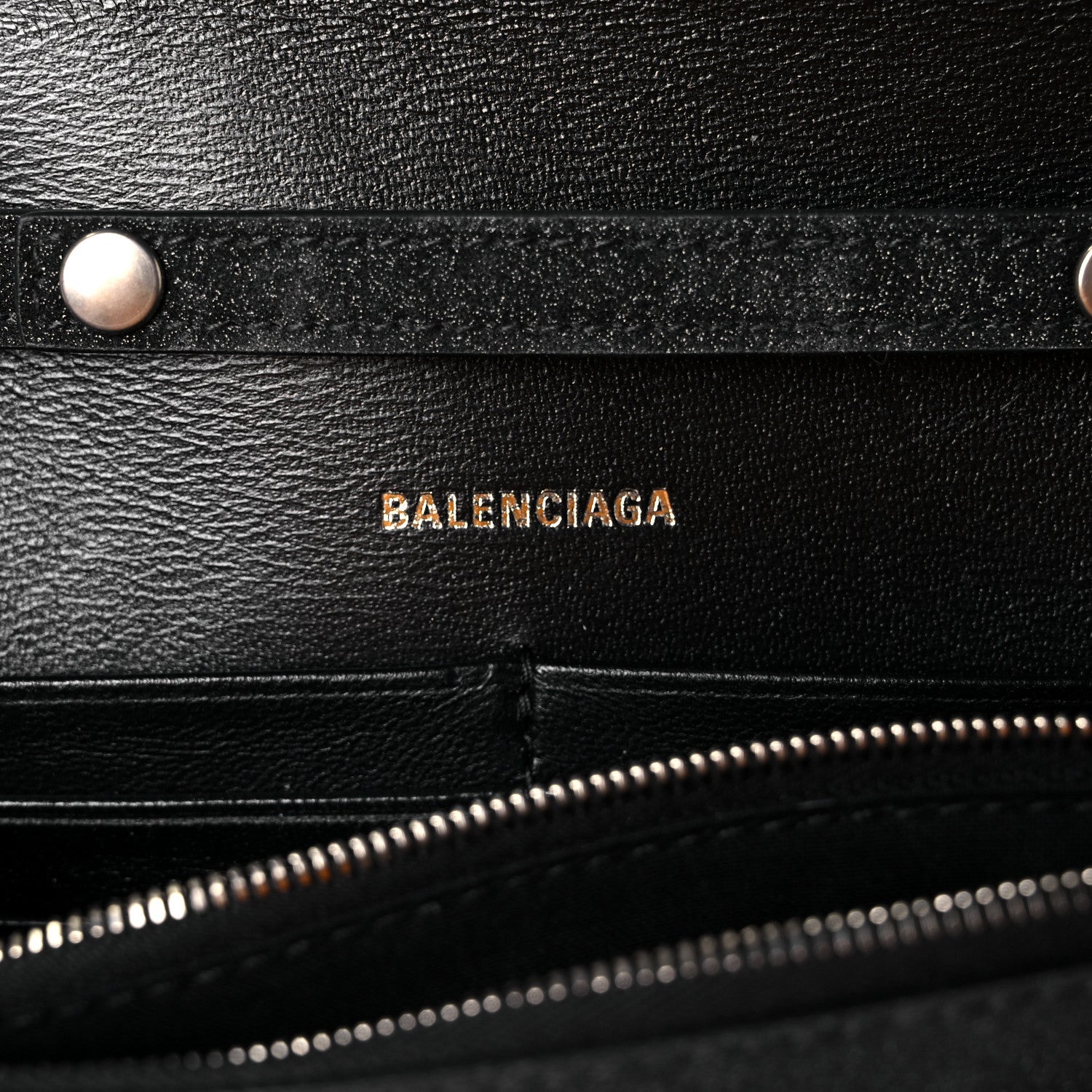 Balenciaga Glitter Fabric Hourglass Chain Bag Black 11 of 15