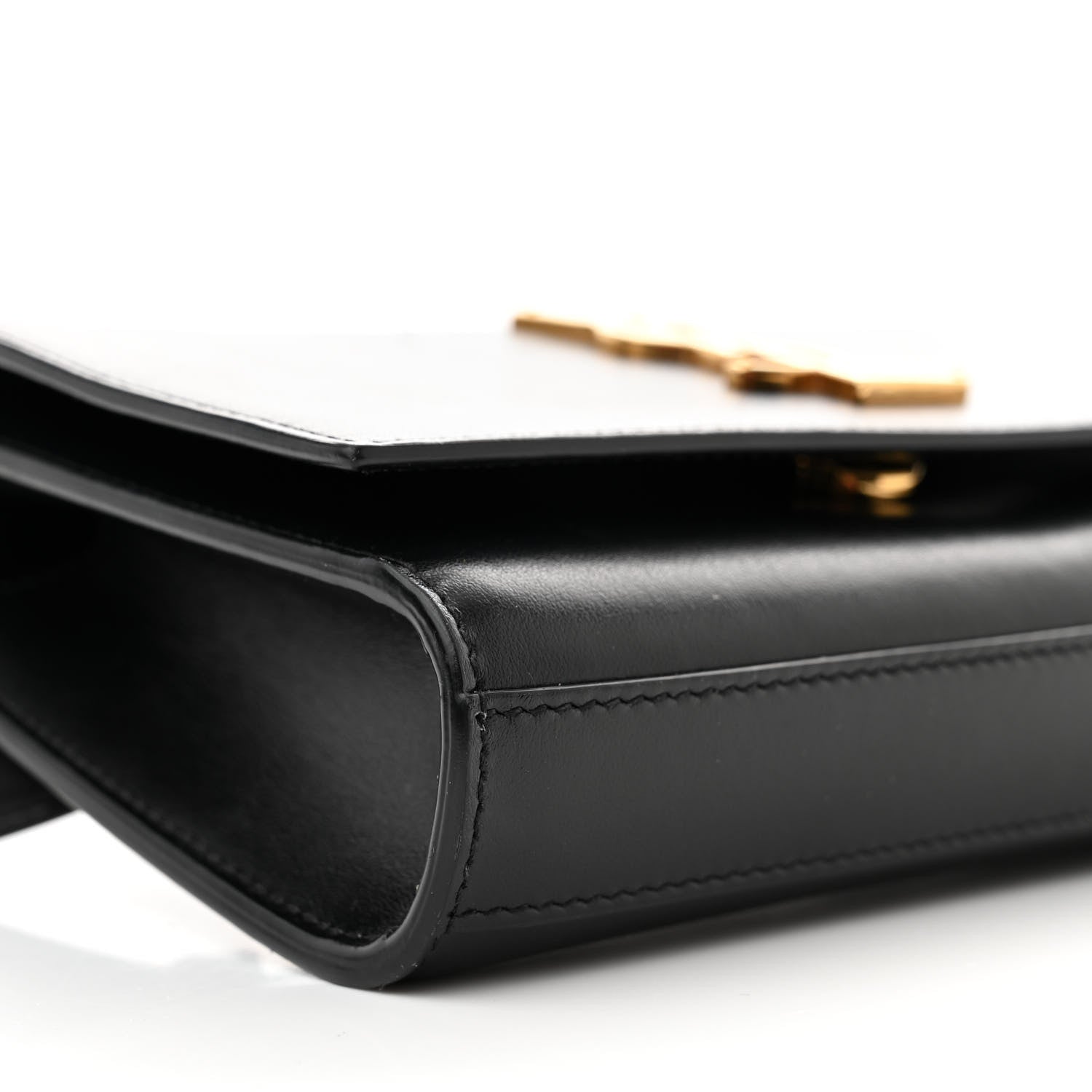 Saint Laurent Smooth Calfskin Monogram Kate Belt Bag Black 8 of 11