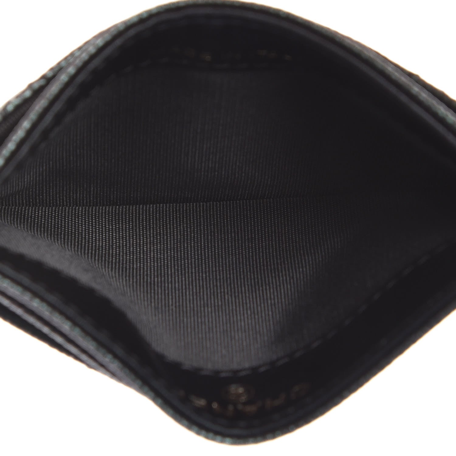 Chanel Iridescent Caviar Quilted Card Holder Black 5 of 10