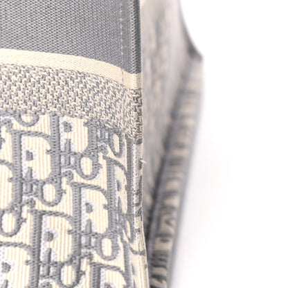 Christian Dior Oblique Medium Book Tote Grey 13 of 16