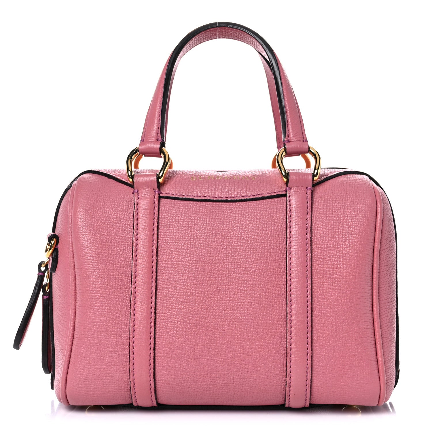 Burberry Derby Calfskin Small Alchester Bowling Bag Mauve Pink 1 of 11