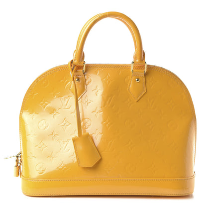 Louis Vuitton Vernis Alma PM Jaune Passion 1 of 12