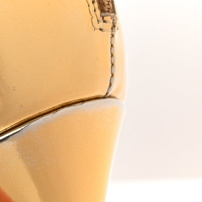Christian Louboutin Veau Velours Specchio 100 Delicotte Booties 37.5 Black Gold 15 of 16