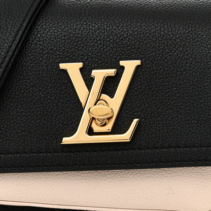 Louis Vuitton Grained Calfskin Lockme Tender Black 7 of 10