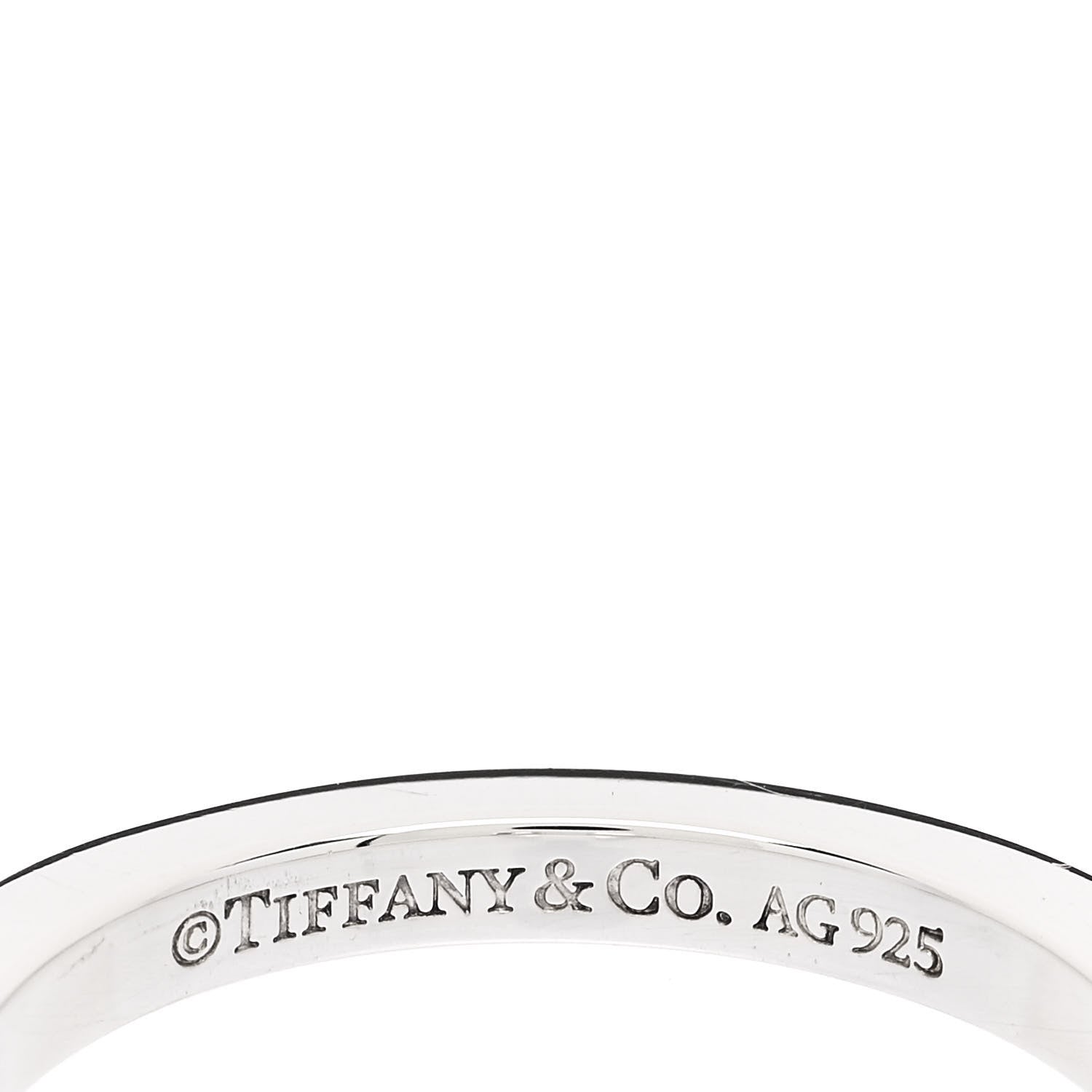 Tiffany Sterling Silver T Square Ring 62 10 4 of 4
