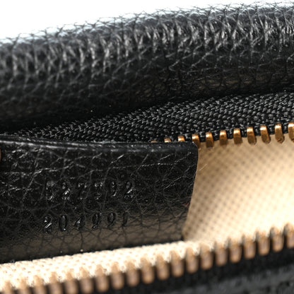 Gucci Grained Calfskin Small Logo Belt Bag Black 6 of 9
