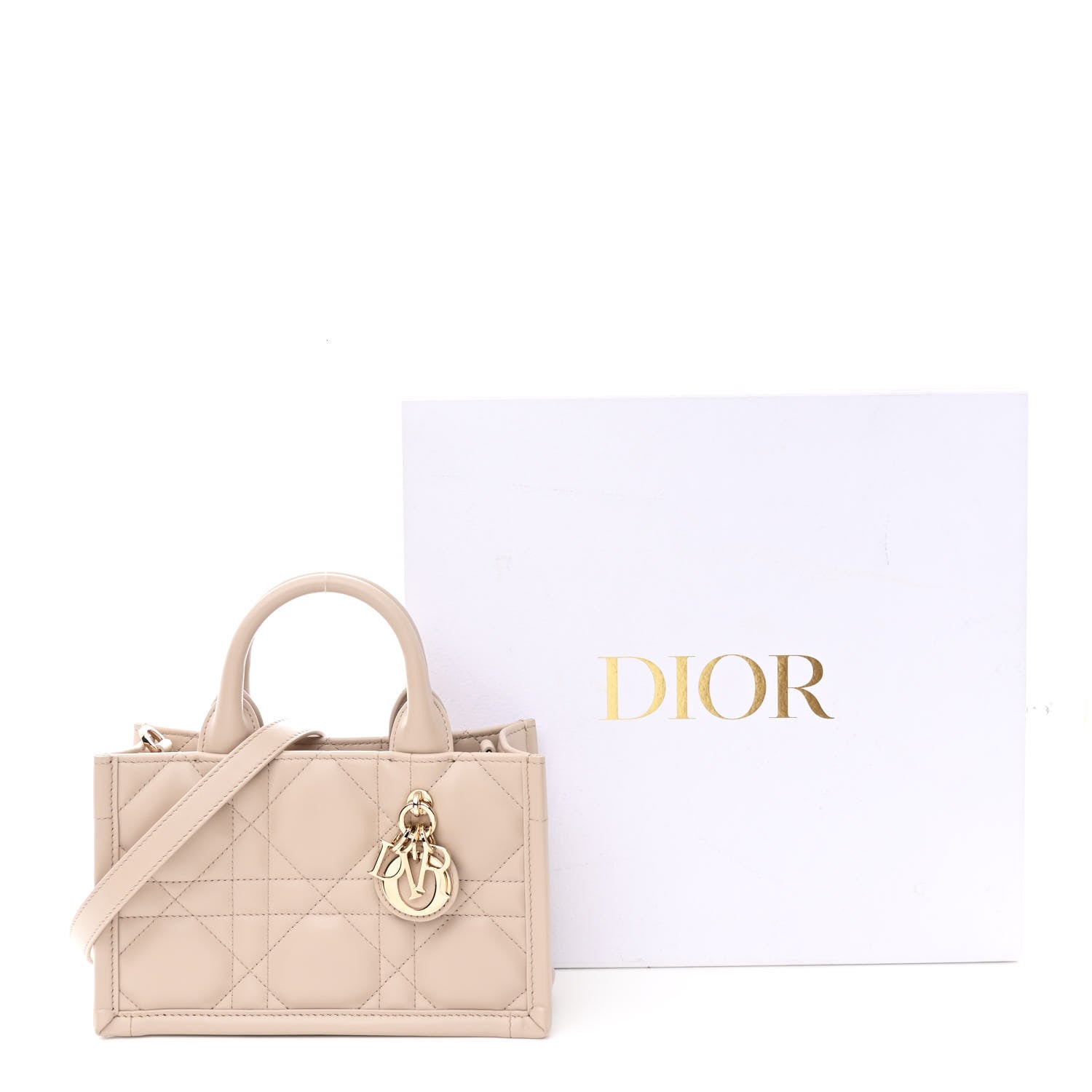 Christian Dior Calfskin Macrocannage Mini Book Tote Trench 11 of 11