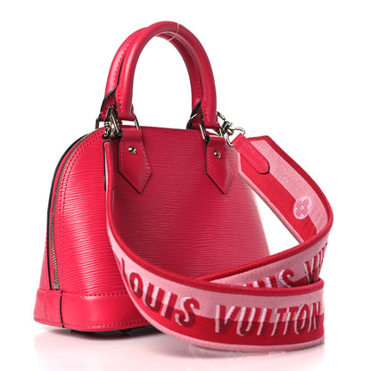 Louis Vuitton Epi Jacquard Alma BB Rose Pondicherry 3 of 10
