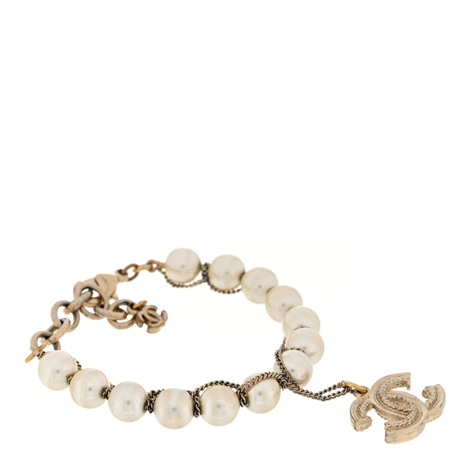 Chanel Pearl CC Bracelet Gold 1 of 3
