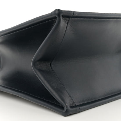 Christian Dior Oblique Calfskin Medium Book Tote With Strap Blue Multicolor Blue Multicolor 9 of 12