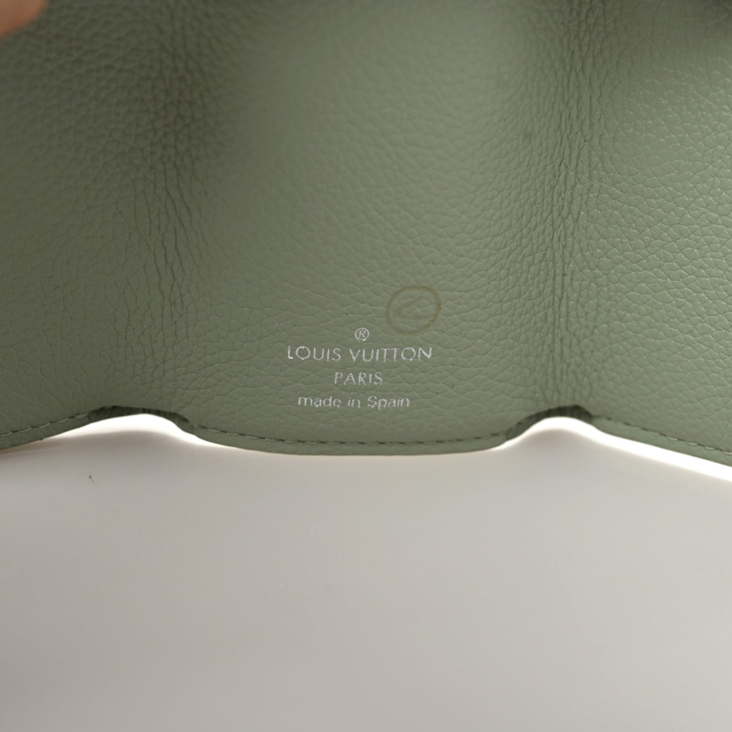 Calfskin Lockmini Wallet Jade