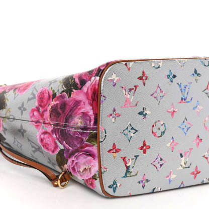 Louis Vuitton LOUIS VUITTON Metallic Monogram LV Garden Neverfull MM Silver 8 of 9