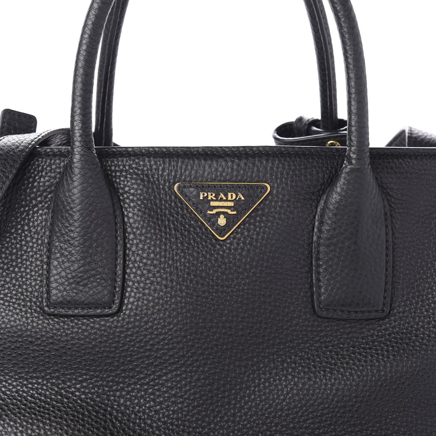 Vitello Daino Tote Black