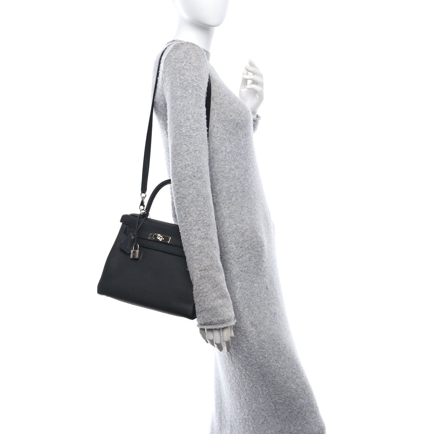Hermes Togo Kelly Retourne 28 Black 2 of 13