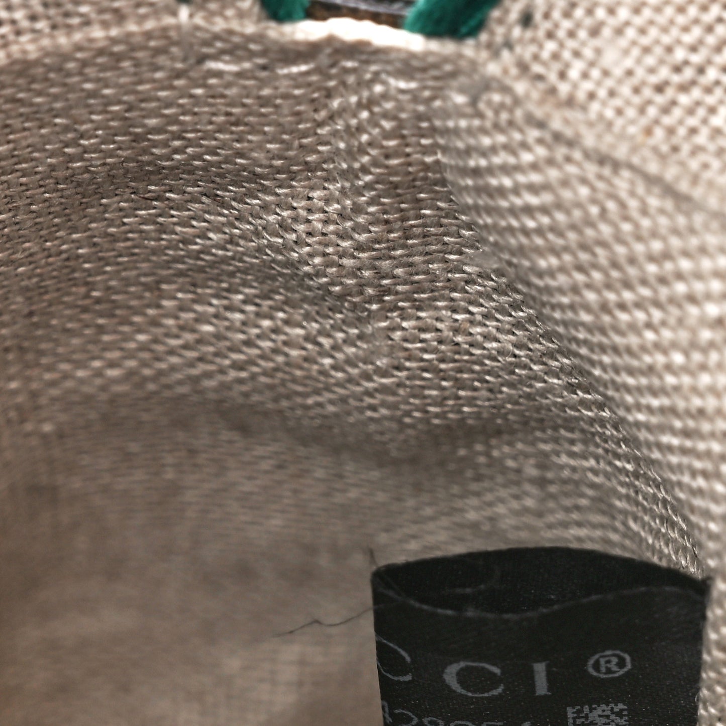 Monogram Dollar Calfskin Mini Bree Messenger Bag Beige Ebony Emerald