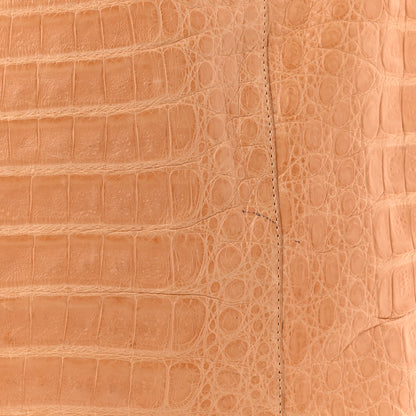 Nancy Gonzalez Crocodile Leaf Tote Beige 10 of 11