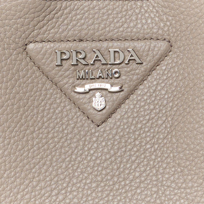 Prada Vitello Daino Soft Mini Dynamique Tote Argilla 8 of 10