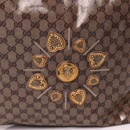 Gucci Crystal Monogram Studded Medium Irina Tote 8 of 11
