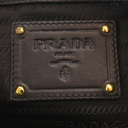 Prada Vernice Stripes Clutch Black 6 of 7