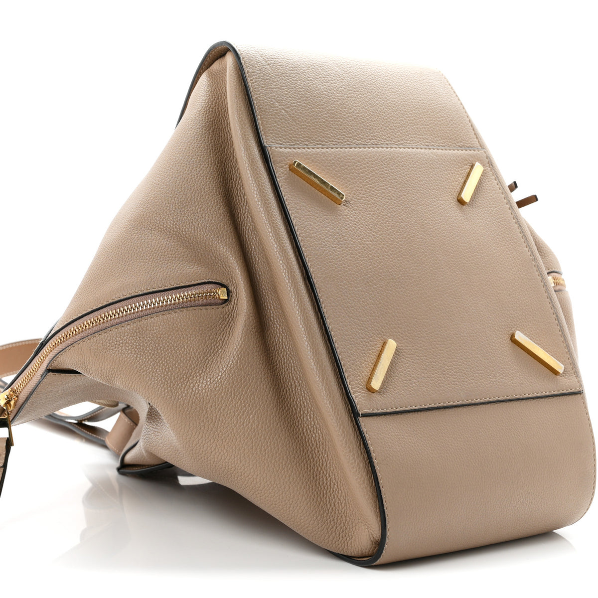 Calfskin Medium Hammock Shoulder Bag Sand Mink