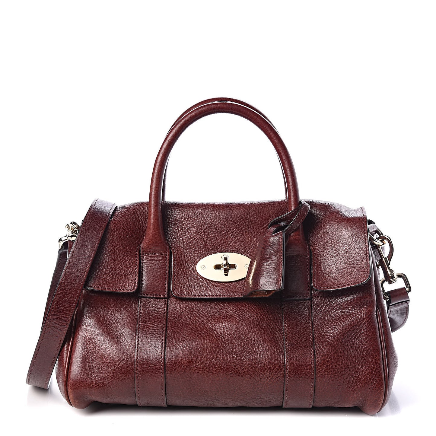 Soft Grain Calfskin Small Bayswater Oxblood