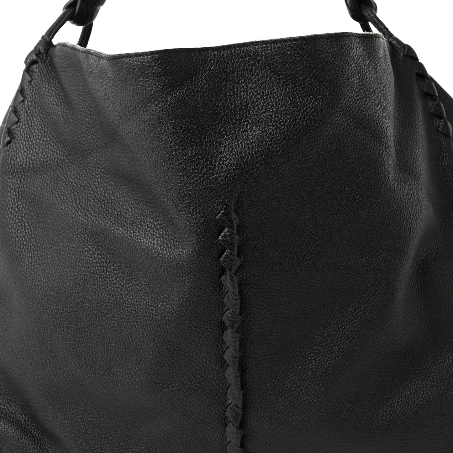 Cervo Deerskin Hobo Black