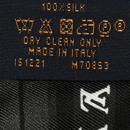 Louis Vuitton Silk Monogram LV World Bandeau Brown 4 of 4
