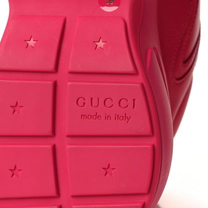 Gucci Calfskin Logo Womens Rhyton Sneakers 39 Box Pink 6 of 8