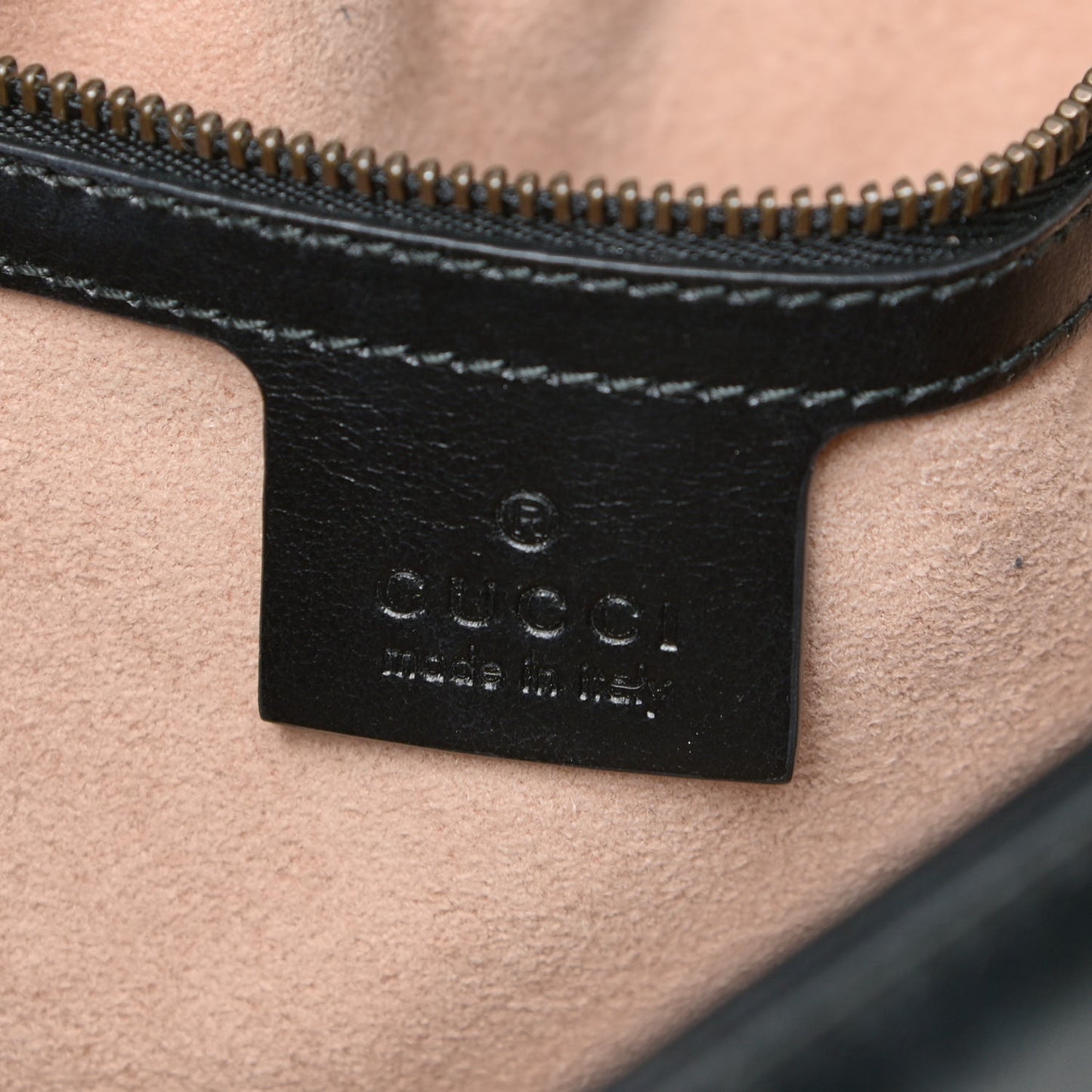 Calfskin Matelasse Small GG Marmont Shoulder Bag Black