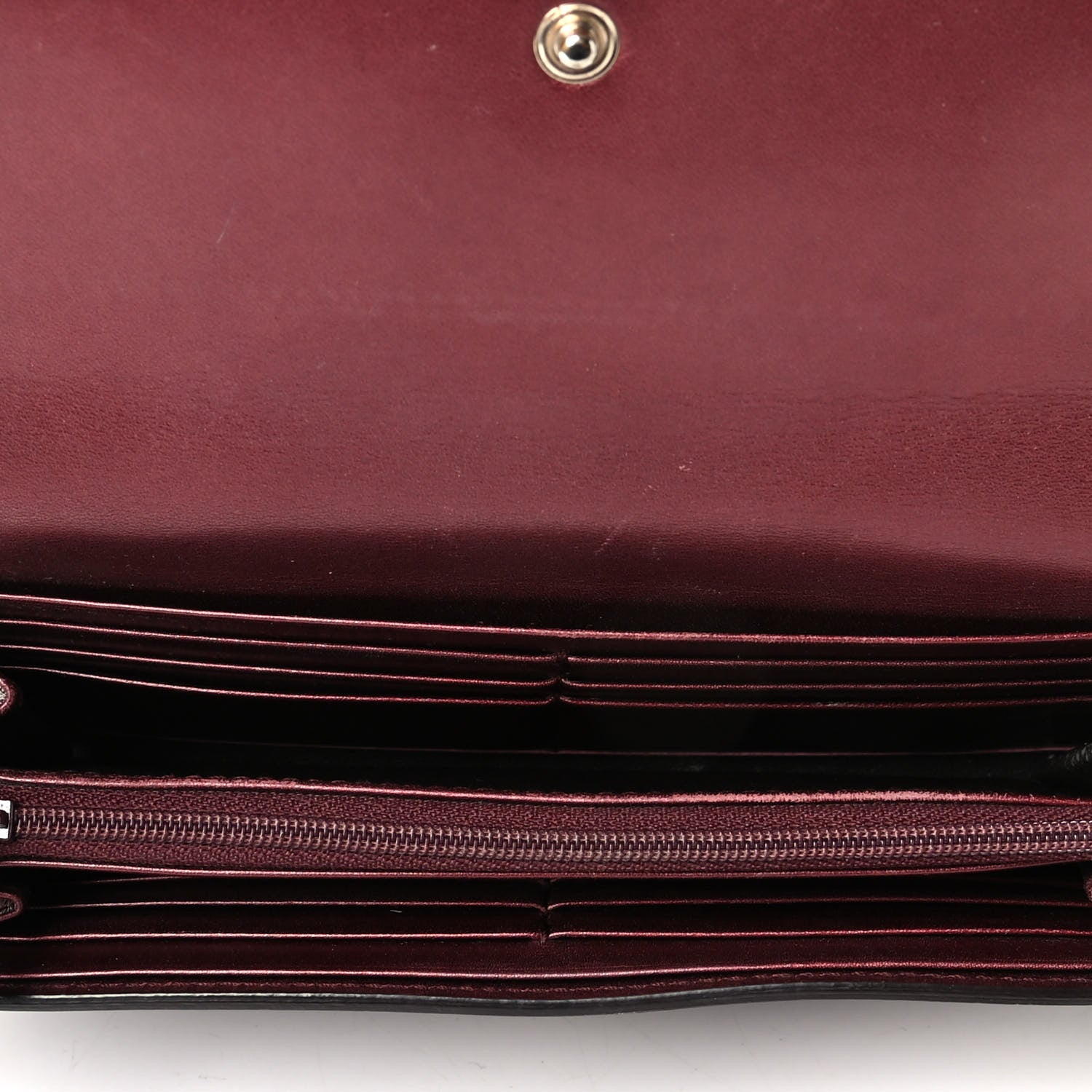 Gucci Shine Guccissima Lovely Heart Continental Wallet Scarlatto 4 of 7