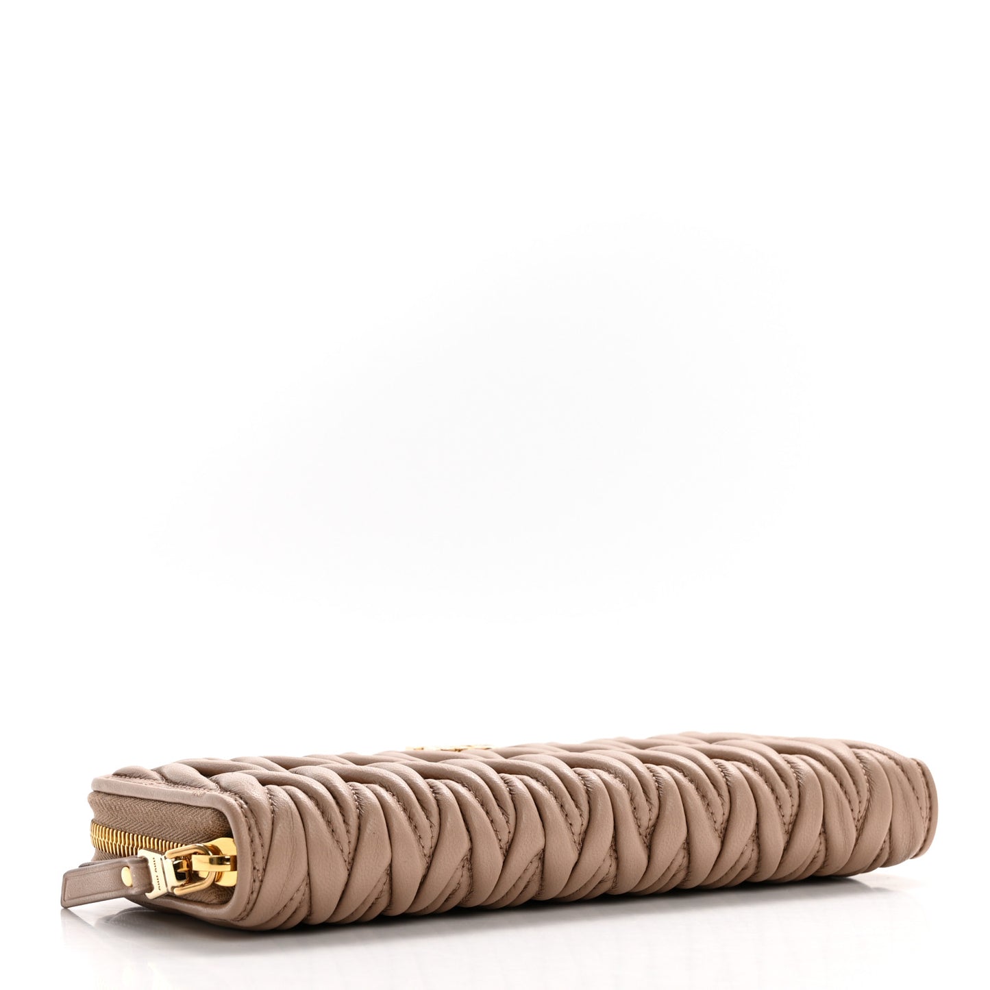 Matelasse Large Zip Around Wallet Cammeo