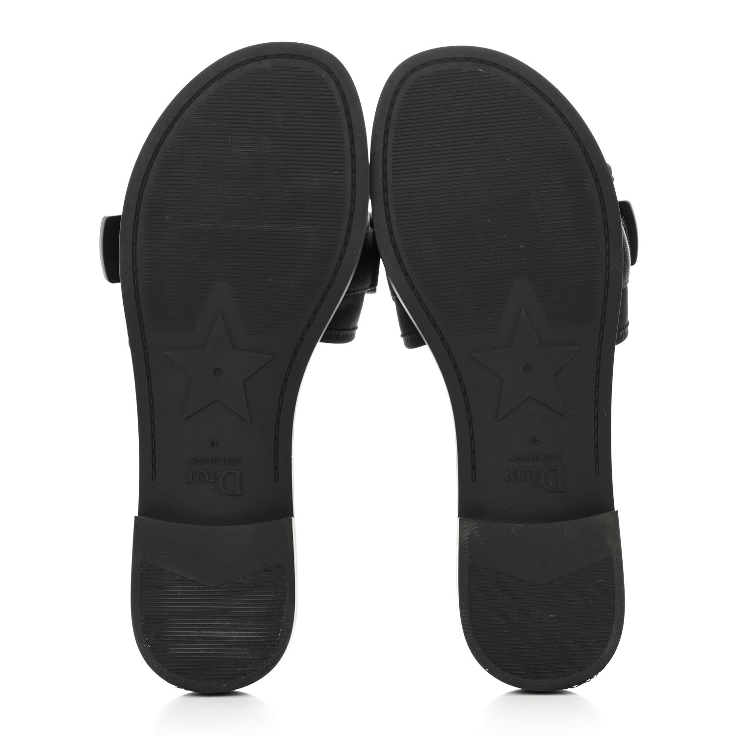 Christian Dior Technical Stretch Fabric Camouflage Dio(r)evolution Slide Sandals 40 Black Military 5 of 9
