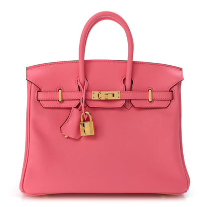 Hermes Swift Birkin 25 Rose Azalee 1 of 11