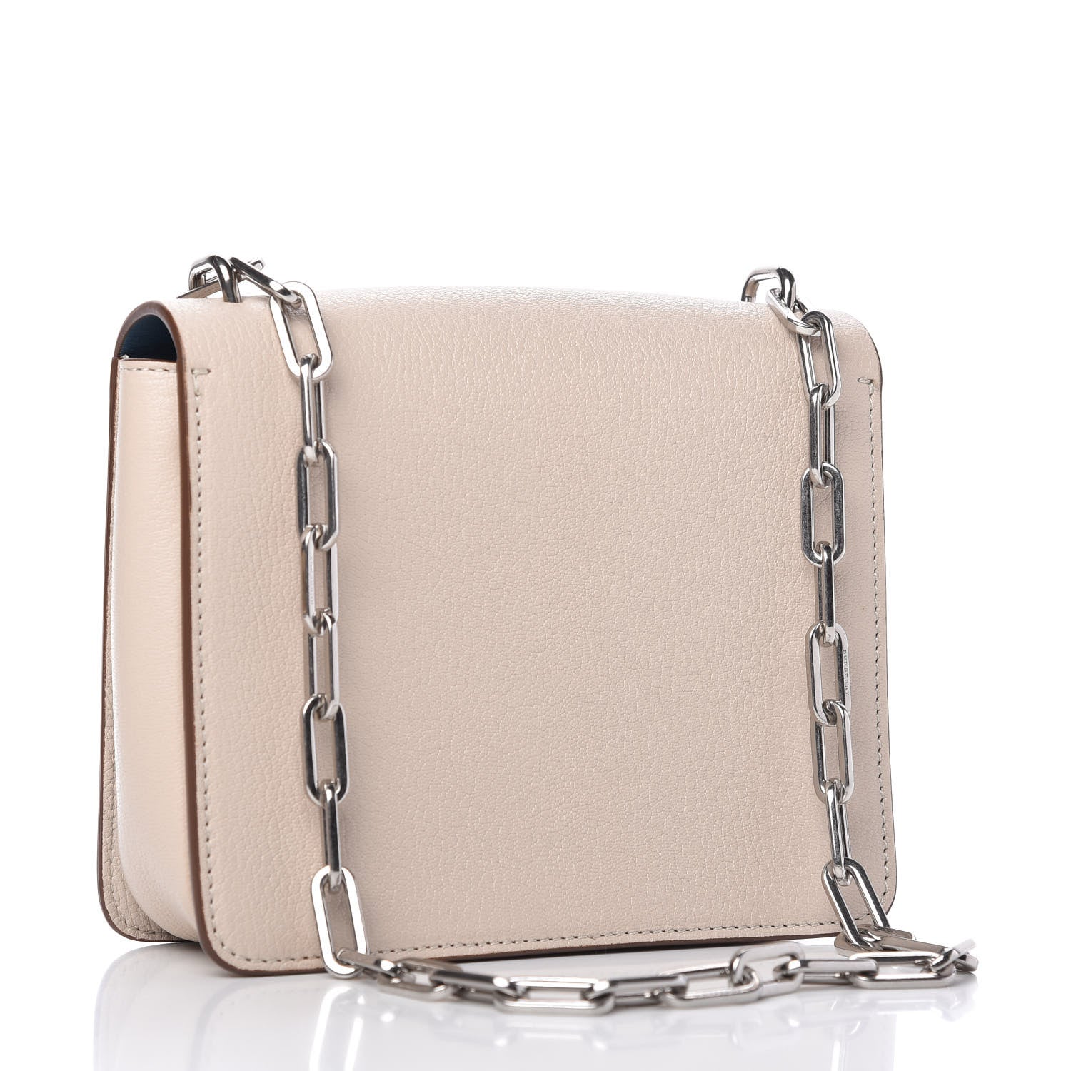 Burberry Goatskin Small D-Ring Bag Stone 3 of 10