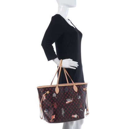Louis Vuitton Catogram Neverfull MM Marron 2 of 10