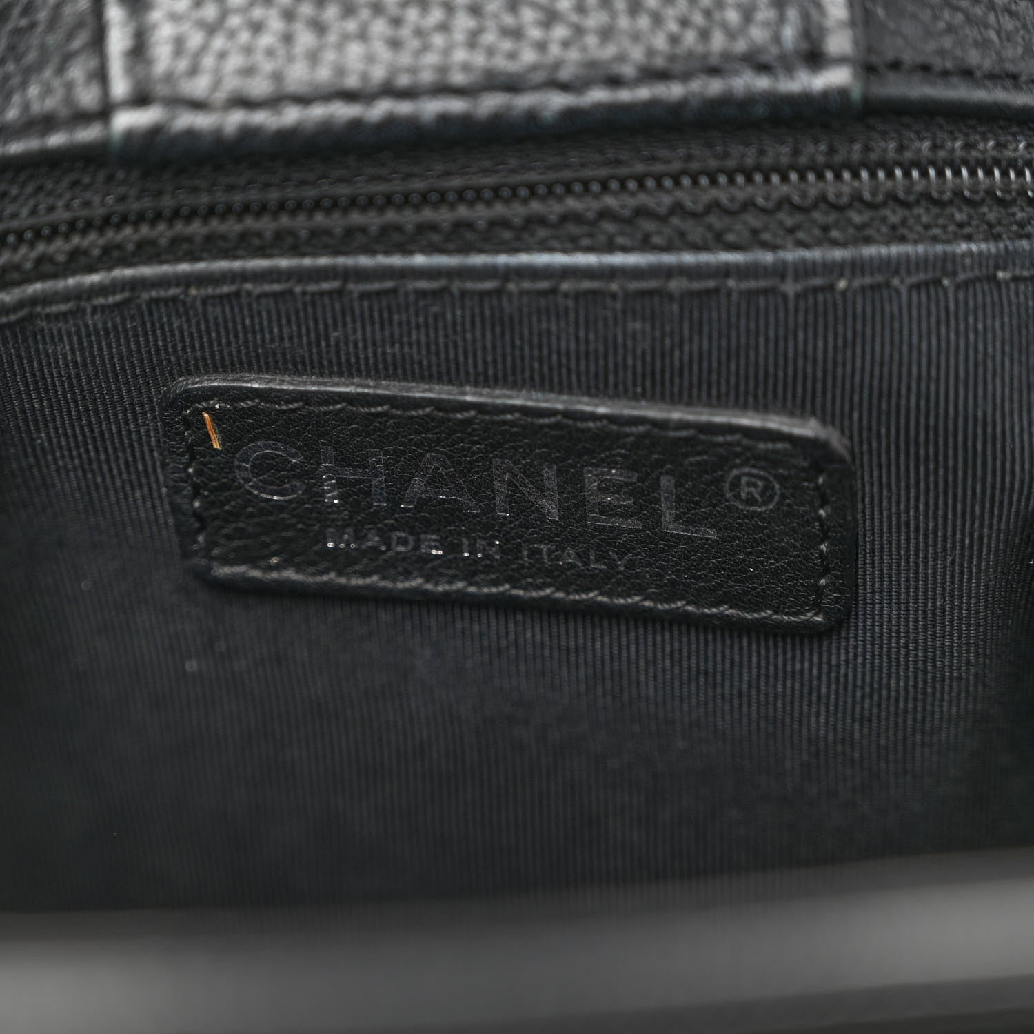 Chanel Caviar Cerf Executive Shopper Tote Black 6 of 10