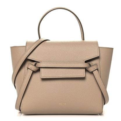 Celine Grained Calfskin Nano Belt Bag Light Taupe 1 of 12