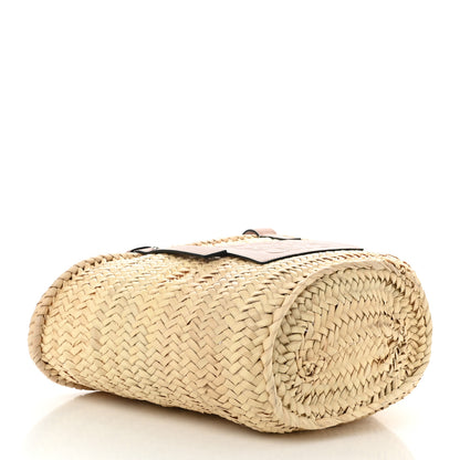 Loewe Raffia Basket Tote Bag Natural Tan 4 of 9