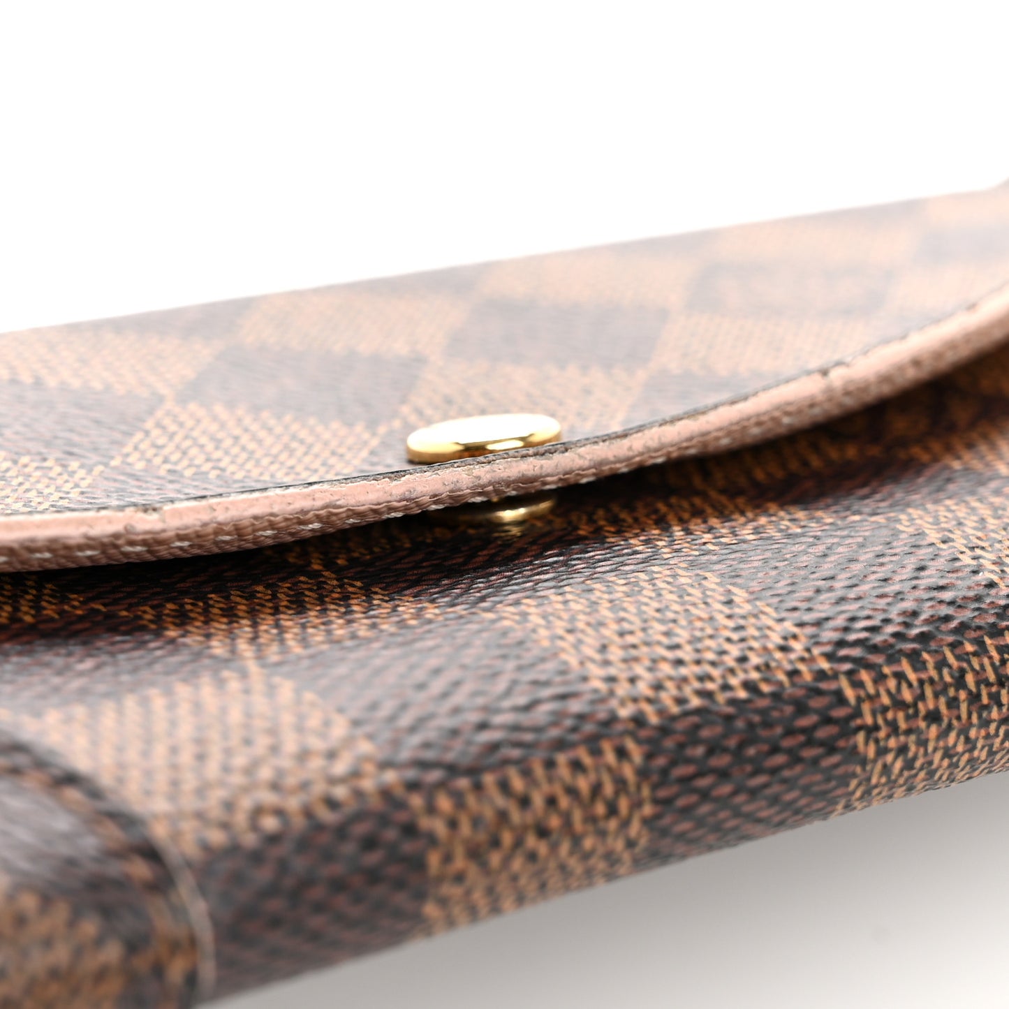 Damier Ebene Caissa Wallet Rose Ballerine