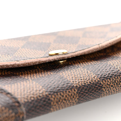 Louis Vuitton Damier Ebene Caissa Wallet Rose Ballerine 12 of 17