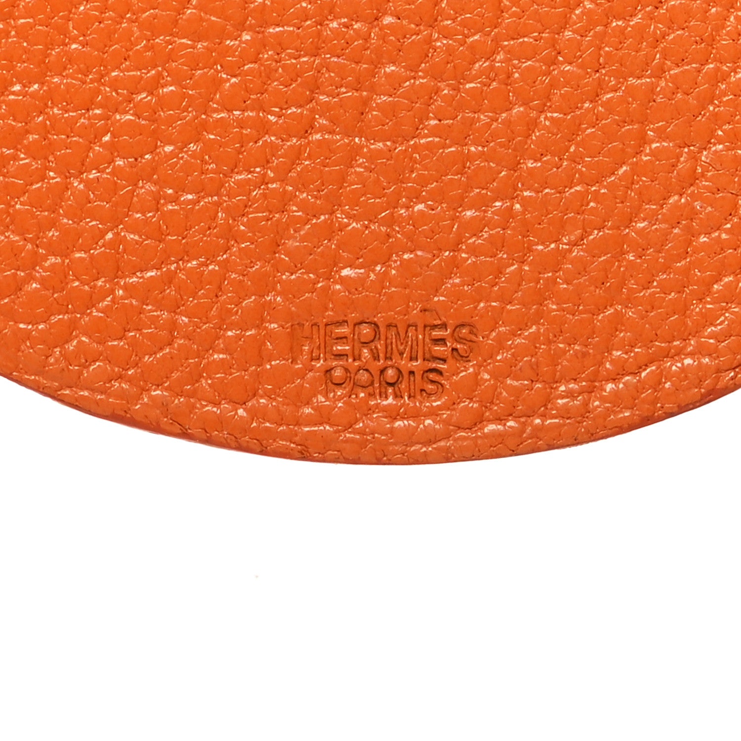 Hermes Chevre Mysore Horse Pikabook Bookmark Orange 4 of 5