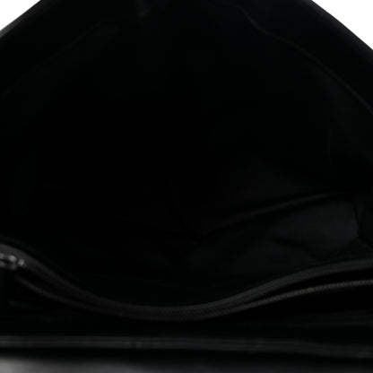 Saint Laurent Calfskin Y Quilted Monogram Monochrome Large Loulou Chain Satchel Black 5 of 14