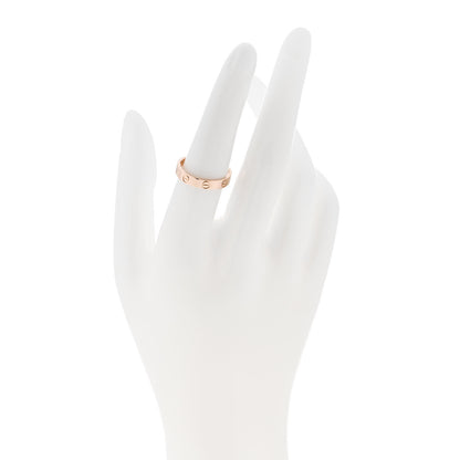 Cartier 18K Pink Gold 3.5mm LOVE Wedding Band Ring 54 6.75 2 of 5