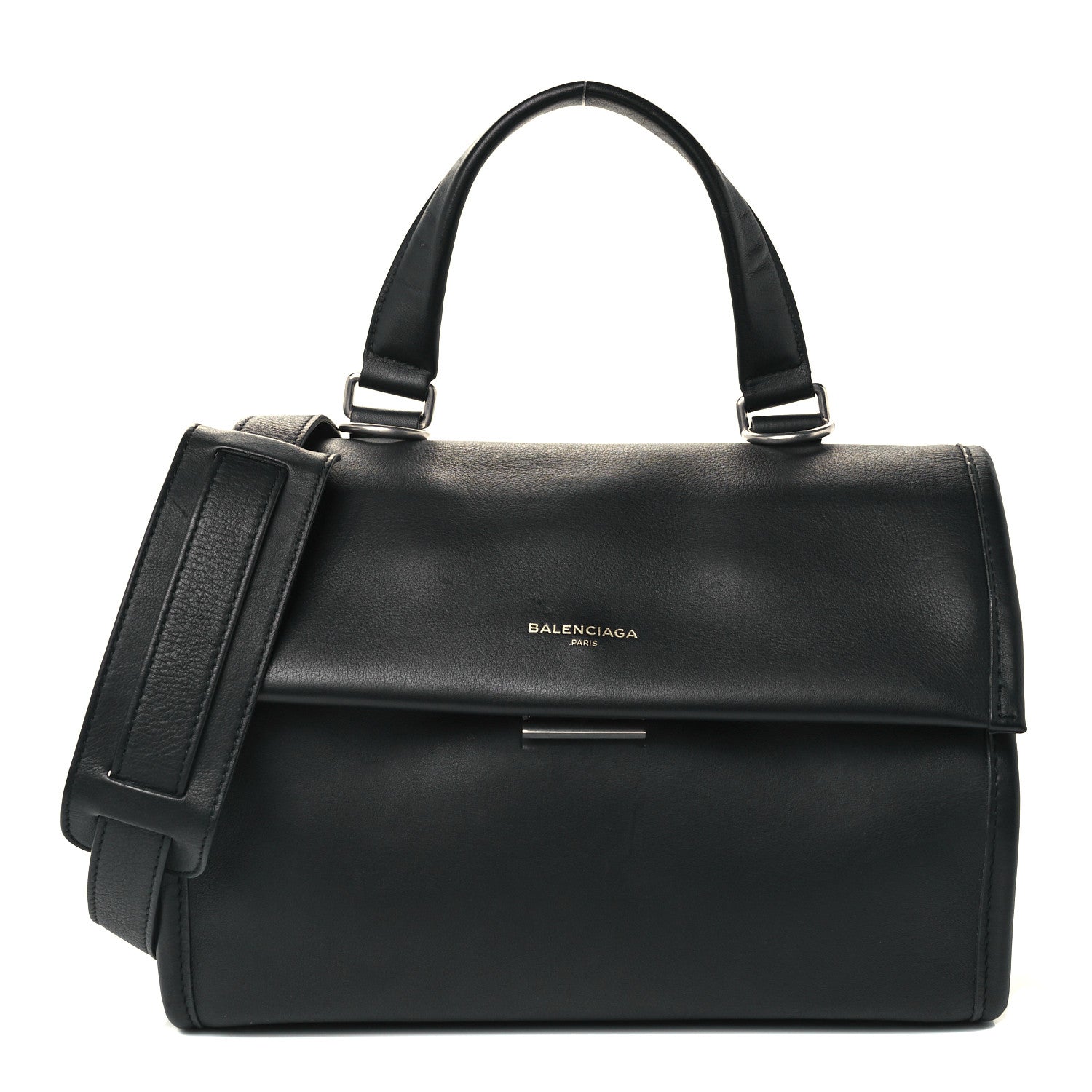 Balenciaga Veau Soyeux Small Tool Satchel Black 1 of 9